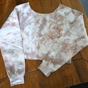 Cropped Slouchy Sweatshirt